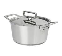 Faitout 20 cm avec couvercle en inox Cristel 1826