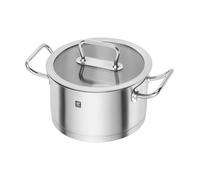 Zwilling Faitout Pro 20 cm Inox 18/10 Couvercle en verre Tous feux induction
