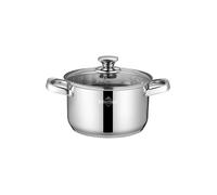 Faitout 20x12,5cm avec couvercle tous feux dont induction Davos Collection Acier Swiss Haus SH-DC20C