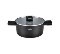 Faitout 24x11cm avec couvercle tous feux dont induction Speiez Castle Collection Noir Swiss Haus SH-SCC24B