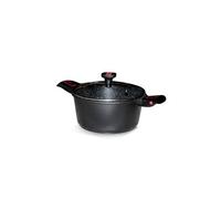 Baumalu Faitout Granit Pro Céramique 26 cm avec couvercle en verre