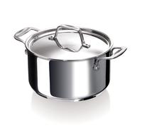 Faitout 28 cm en inox chef acier 30.20x30.20 cm