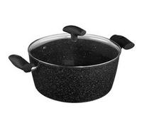 Secret de Gourmet Faitout JJA 111009 28 cm Aluminium revêtement pierre avec couvercle