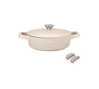 Faitout 28cm avec couvercle 3,9L Tous feux dont induction Beige Swiss Haus SH-ZLC28BE
