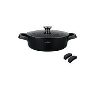 Faitout 28cm avec couvercle 3,9L Tous feux dont induction Noir Swiss Haus SH-ZLC28B
