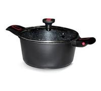 Faitout Baumalu avec couvercle verre granit pro 28