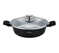 Faitout 32cm avec couvercle 5,5L tous feux dont induction Noir Swiss Haus SH-BLC32B