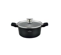 Faitout 32cm avec couvercle 8,6L Tous feux dont induction Noir Swiss Haus SH-BC32B