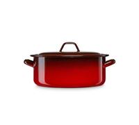 Faitout à Induction 14cm, Marmite 1 L avec Couvercle Acier Émaillé Tous Feux Briebe Ignea Rouge 9