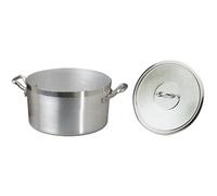 Faitout alu ménage Agnelli - Diamètre 26 cm - Gris - Epaisseur 14/10 ème - Tous feux sauf induction