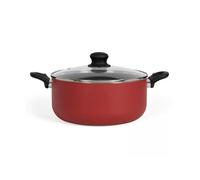 LIVOO Faitout aluminium MEP151R 28 cm avec couvercle Rouge