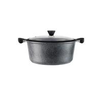 Faitout antiadhésif induction - 32 CM - Noir - Charbon