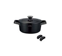 Faitout avec couvercle 4,2L tous feux dont induction Noir Swiss Haus SH-ZC24B