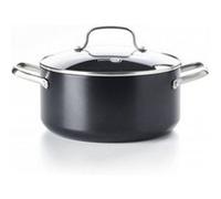 Faitout avec couvercle Copenhagen 24 cm - - Noir - Céramique