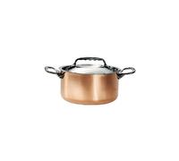 Faitout avec couvercle cuivre Prima Matera induction - ø 16 cm