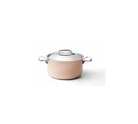 Faitout avec couvercle cuivre Prima Matera induction - ø 28 cm