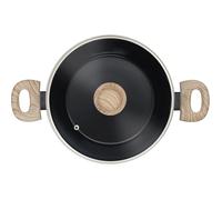 Faitout avec couvercle - PYREX - Cook & Care - 24 cm - Anti-adhérent - Induction - Sans PFAS