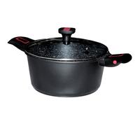 Faitout Baumalu avec couvercle verre granit pro 28