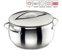 Lacor Faitout 79024 avec couvercle 24 cm Argenté