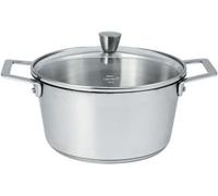Faitout CRISTEL 20cm avec couvercle verre - 1826