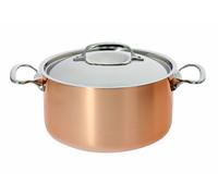 Faitout cuivre-inox a couv. ø 20cm