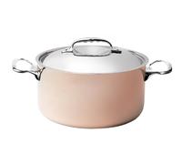 Faitout cuivre-inox a couv. ø 24cm-new