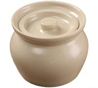 Faitout de 400 ml avec couvercle pour la cuisson à la maison pour la cuisson à la vapeur des œufs et les méthodes traditionnelles de cuisson lente (A)