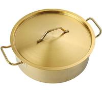 Faitout double face avec séparateur pour cuisson à deux saveurs, compatible avec tous les feux, parfait pour la préparation de repas polyvalente