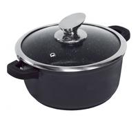 Faitout Effet Pierre 28 Cm Avec Couvercle