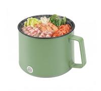 Faitout électrique 1,7 l avec cuiseur vapeur - Mini Hot Pot antiadhésif | Mini cuiseur vapeur de 1,7 l avec cuiseur vapeur pour cuisiner, cuire à la vapeur et Hot Pot