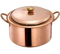 Faitout en cuivre, poêle à frire polyvalente et cocotte - Design épais pour cuisinière à gaz et plaque à induction