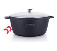 Faitout en fonte 36 cm Noir Royalty Line RLBS36M
