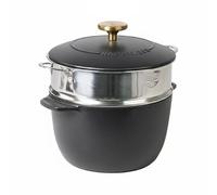 Faitout en Fonte Cocotte Marmite Casserole Mini Diffusion Équilibrée de la Chaleur pour Mijoter Braiser et Bouillir, style to 1