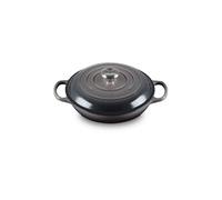 Le Creuset Faitout Signature Signature en Fonte Émaillée, Rond, 26 cm, 2 L, 4,205 kg, Flint, 21180264442430