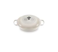 Faitout en fonte émaillée 30 cm Meringue