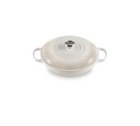 Faitout en fonte émaillée 30 cm Meringue