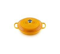 Le Creuset Faitout Signature Signature en Fonte Émaillée, Rond, 30cm, 3.2 L, 5.555 kg, Nectar, 21180306724430