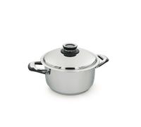 ECOVITAM - Faitout 5.5L Inox 18/10 - Diamètre 24cm - Tous feux - Thermomètre intégré