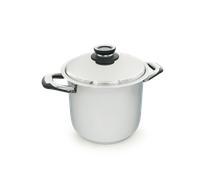 ECOVITAM - Faitout 9L Inox 18/10 - Diamètre 24cm - Tous feux - Thermomètre intégré