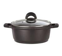 Faitout fonte d'aluminium 28 cm - Induction - Noir Noir G