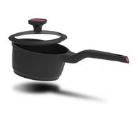 Taurus Great Moments Cazo 18 - Casserolette en fonte d'aluminium, diamètre de 18 cm, poignée ergonomique, tous les types de feux, revêtement anti-adhésif, passe au lave-vaisselle, sans PFOA, noir