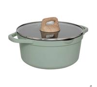 Faitout ""Horizon"" en aluminium forgé vert D24cm - 5five