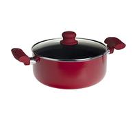 Faitout induction - 28 cm - Aluminium - Rouge