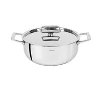 Faitout inox avec couvercle Castel'Pro 24 cm 4,6 L Cristel