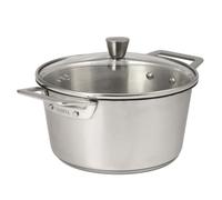 Faitout inox brossé avec couvercle collection 1826 Ø18 cm - CRISTEL