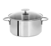Faitout inox Cristel Mutine fixe avec couvercle - Diamètre: 24 cm