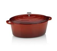 Faitout - KELA - 11943 - Fonte Émaillée - 9,5 L - Haute Rétention de Chaleur - Adapté à l'Induction