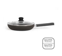 Faitout - LIVOO - MEP150R - 24 cm - Antiadhésif sans PFOA ni PFOS - Poignées silicone - Tous feux dont induction