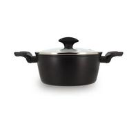 Faitout - MENASTYL - 6020646 - En alumimium forgé - 20 cm - Noir - Tous feux dont induction