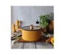 OGO Living – Faitout ECTOR 24 cm – Aluminium, revêtement céramique – Jaune